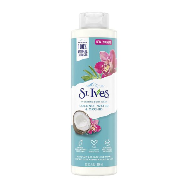 شامپو بدن نارگیل و ارکیده استی ایوز St. Ives حجم 650 میل
